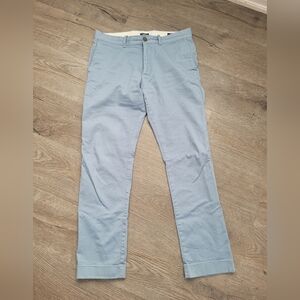 J.Crew Factory Mens Slim Fit Flex Chino Pant, 30x30, Light Blue